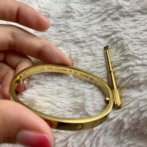 Cartier Love Bangle Bracelet Gold